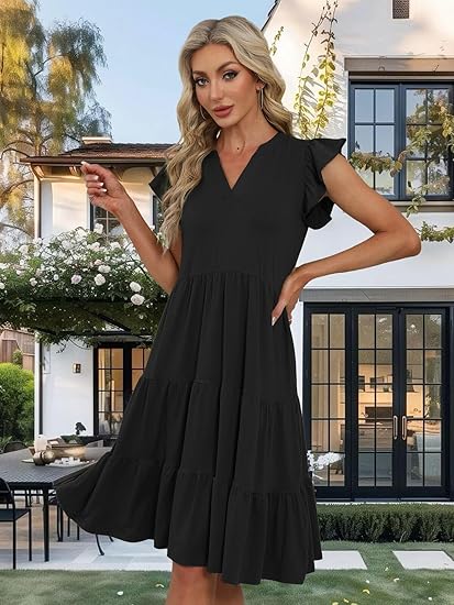 Women's elegant classic summer dress
