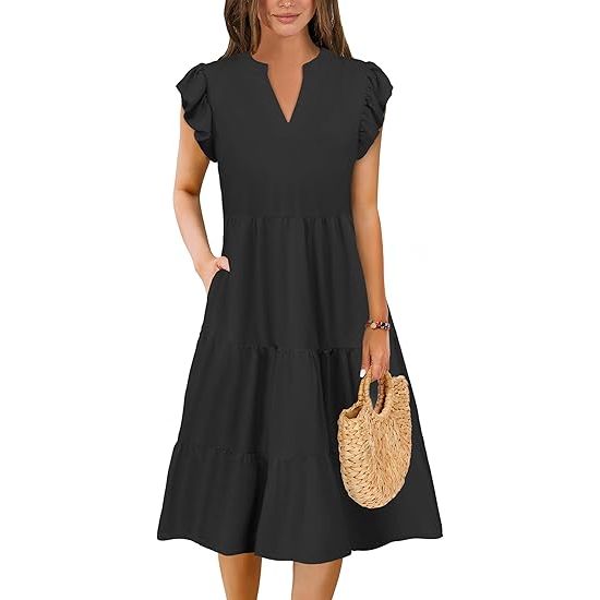 Women's elegant classic summer dress