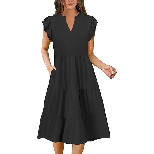 Women's elegant classic summer dress