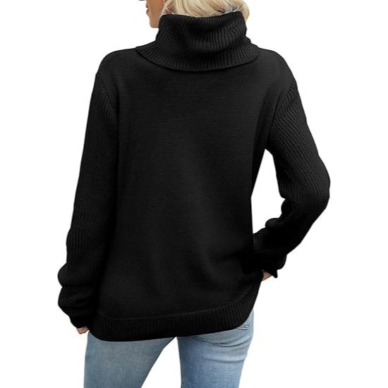 Women's Chunky Knit Turtleneck Sweater